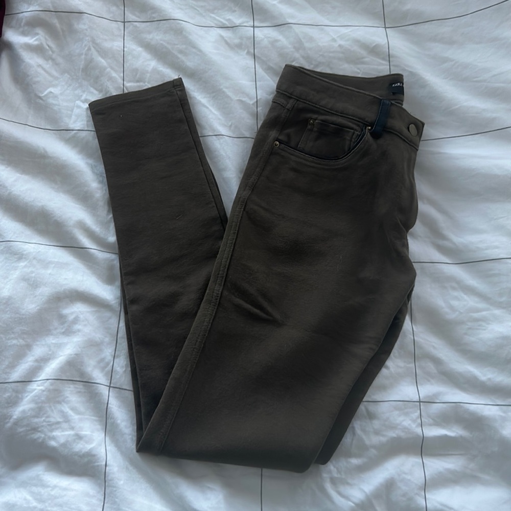Zara Skinny Pants (Olive Green)